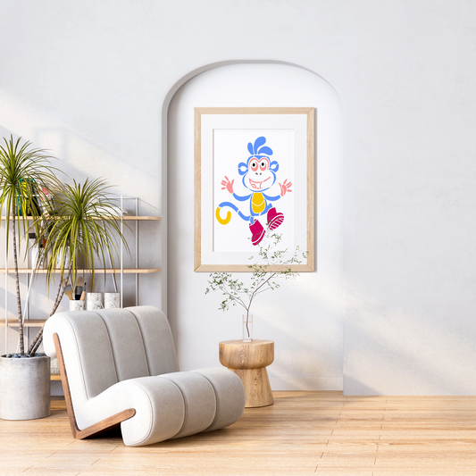 MaxxxMart - Dora And Boots Pack-1 Wall Stencil (Inches)