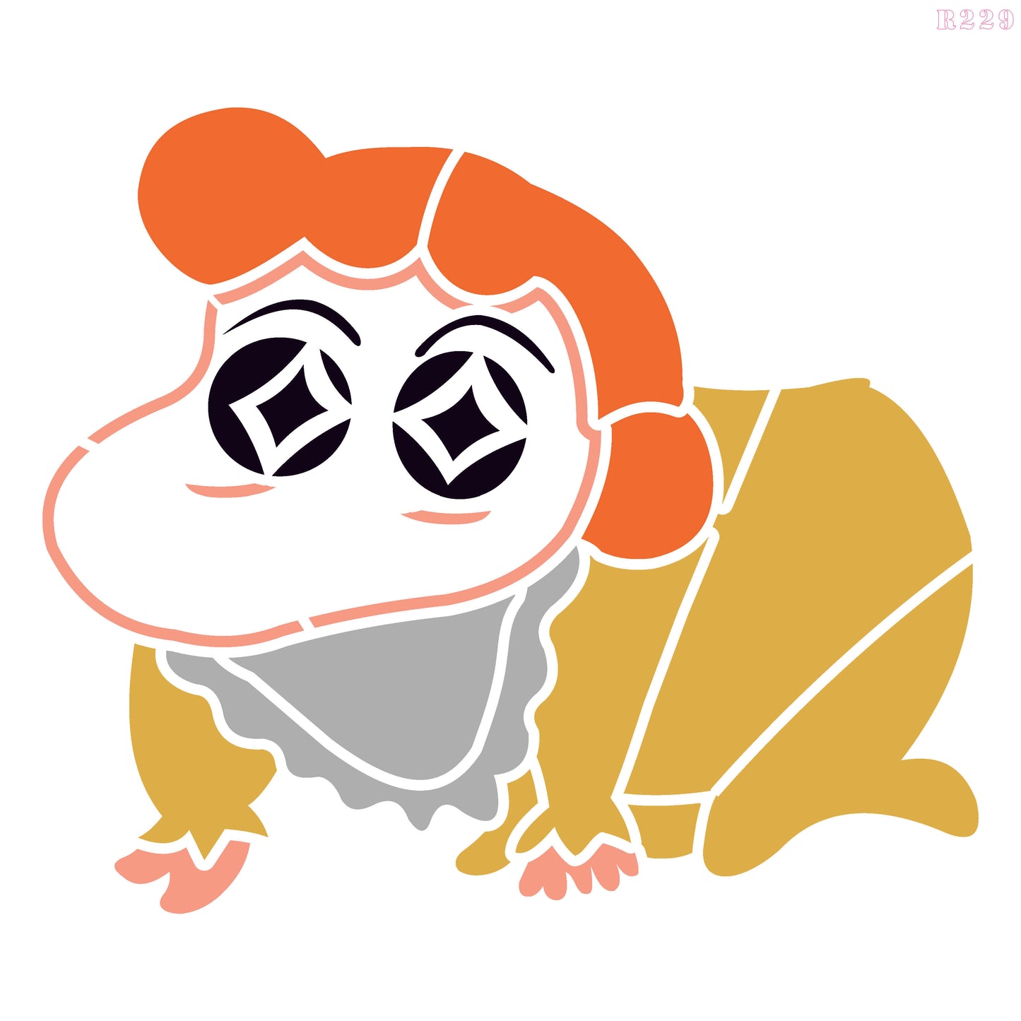 MaxxxMart - Shin Chan Pack Wall Stencil (Inches)