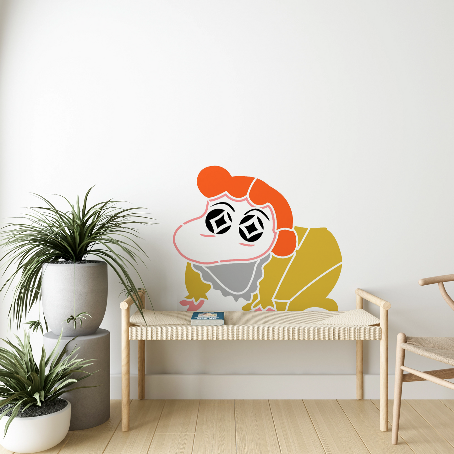 MaxxxMart - Shin Chan Pack Wall Stencil (Inches)