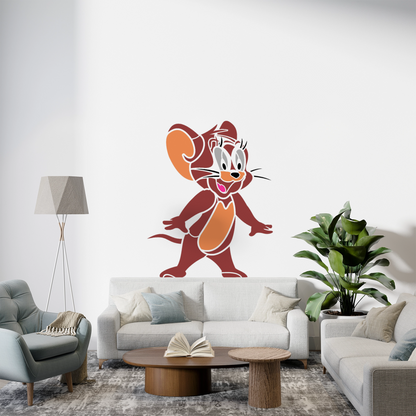 MaxxxMart - Tom And Jerry Wall Stencil (Inches)