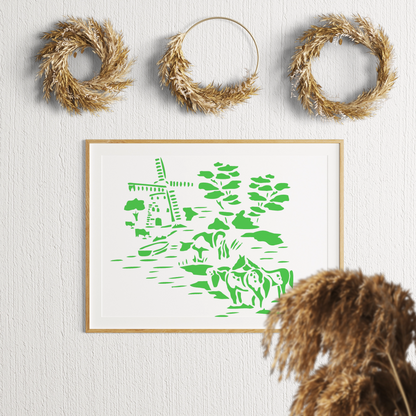 Maxxxmart - Multi Theme Wall Stencil Collection (Inches)