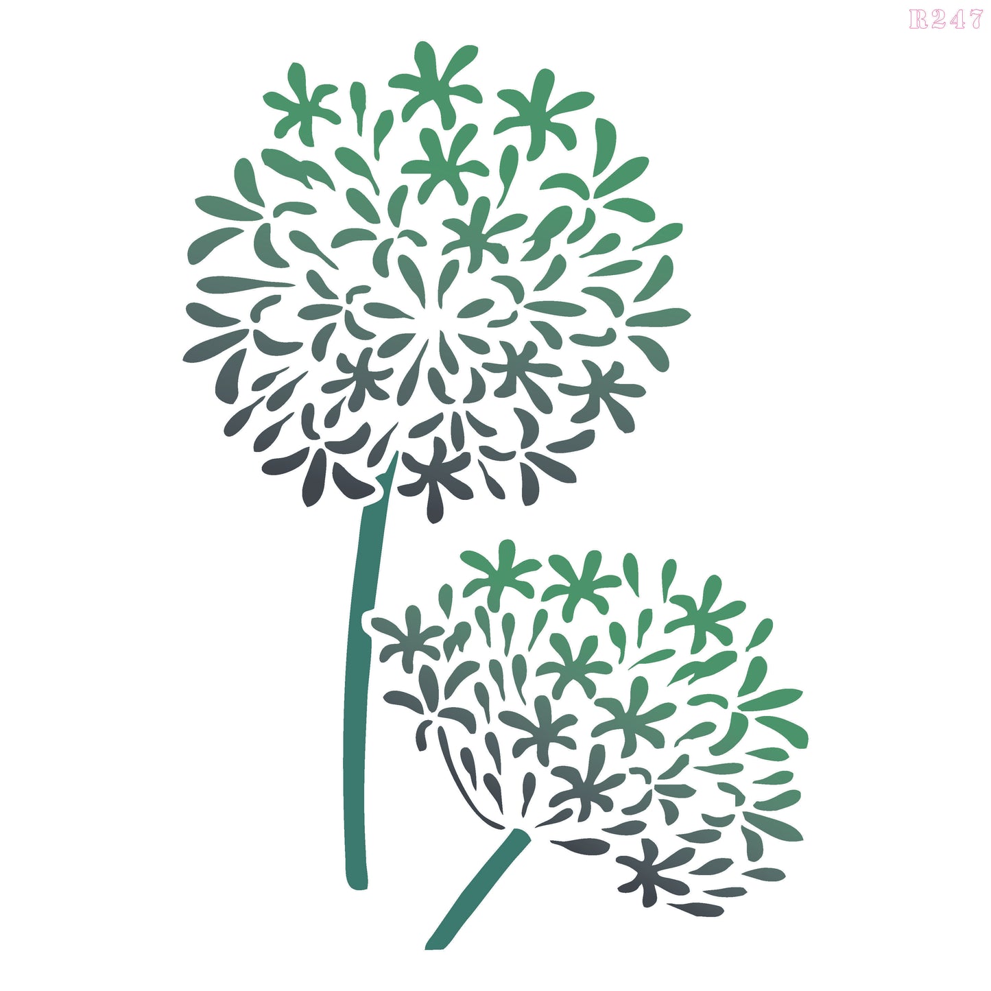 Maxxxmart - Nature and Pet Wall Stencil Pack (Inches)