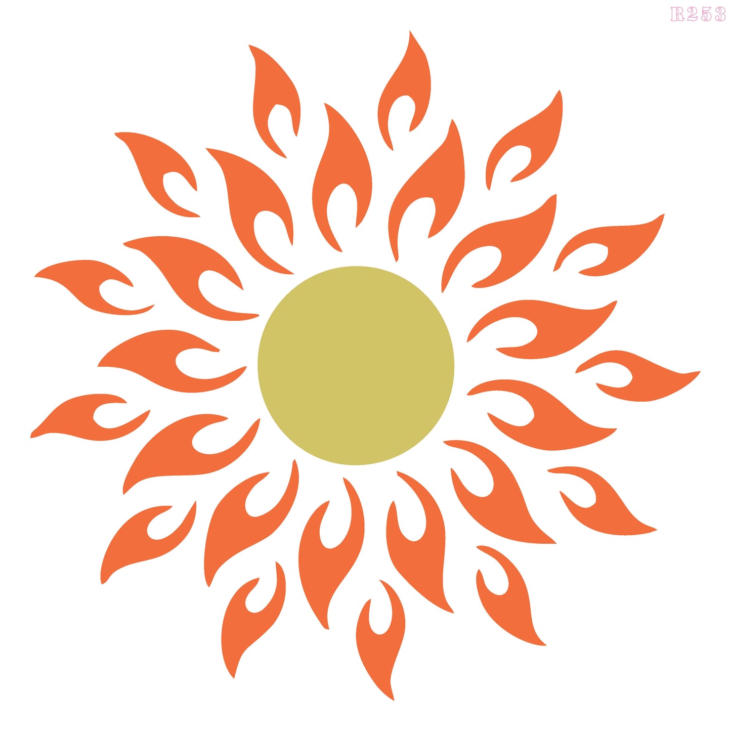 MaxxxMart - Rangoli Wall Stencil (Inches)