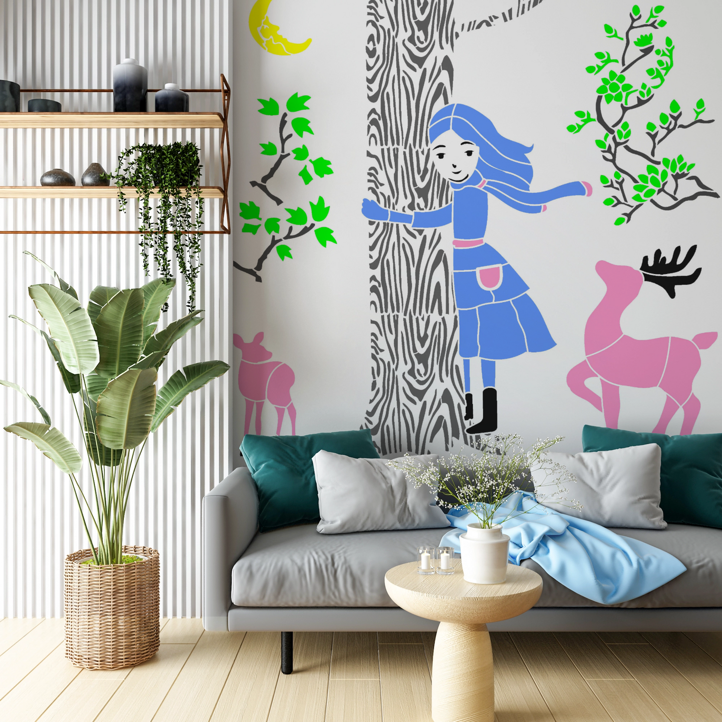 MaxxxMart - Christmas Theme Wall Stencil Collection (Inches)