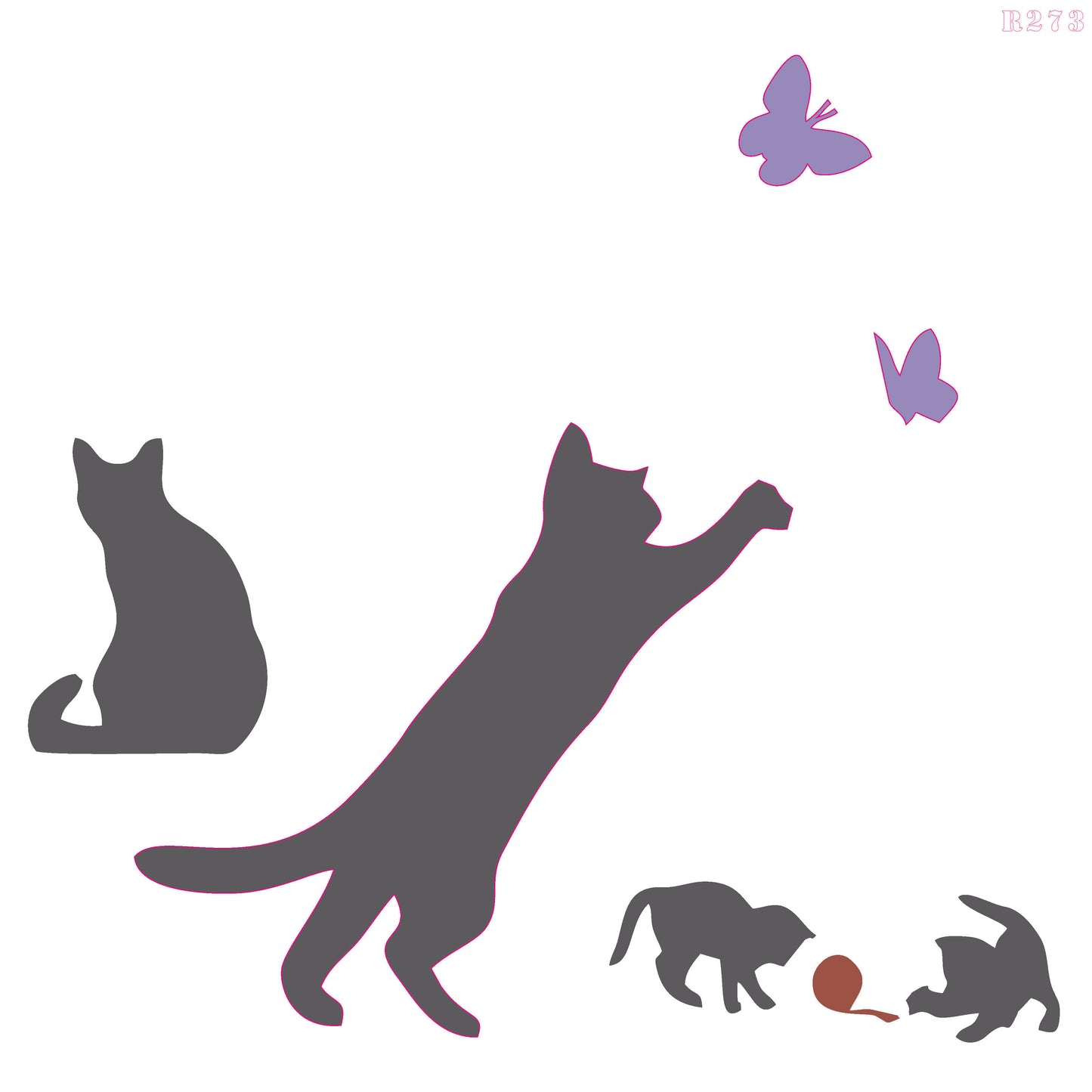 Maxxxmart -  Nature and Decorative  Wall Stencil Pack (Inches)