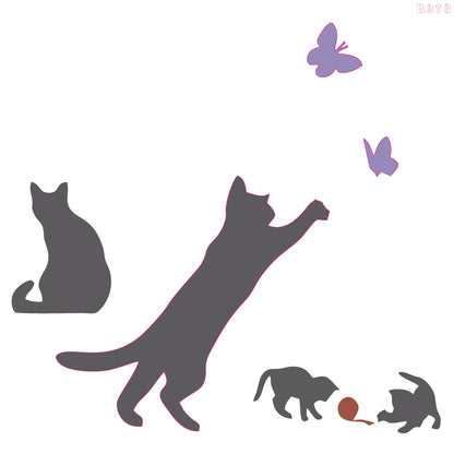 Maxxxmart -  Nature and Decorative  Wall Stencil Pack (Inches)