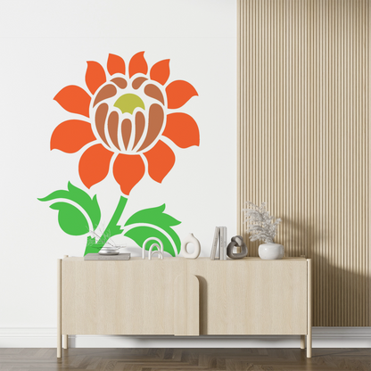 MaxxxMart - Flowers Wall Stencil -5 (Inches)