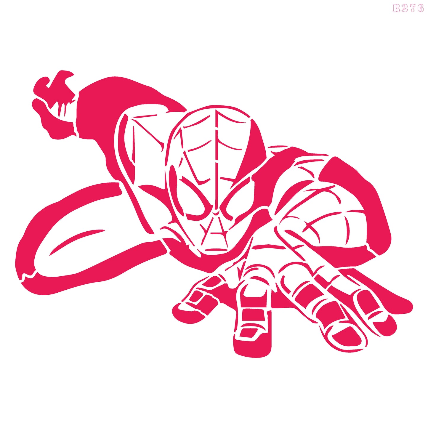 MaxxxMart - Spider Man Wall Stencil (Inches)