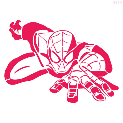 MaxxxMart - Spider Man Wall Stencil (Inches)