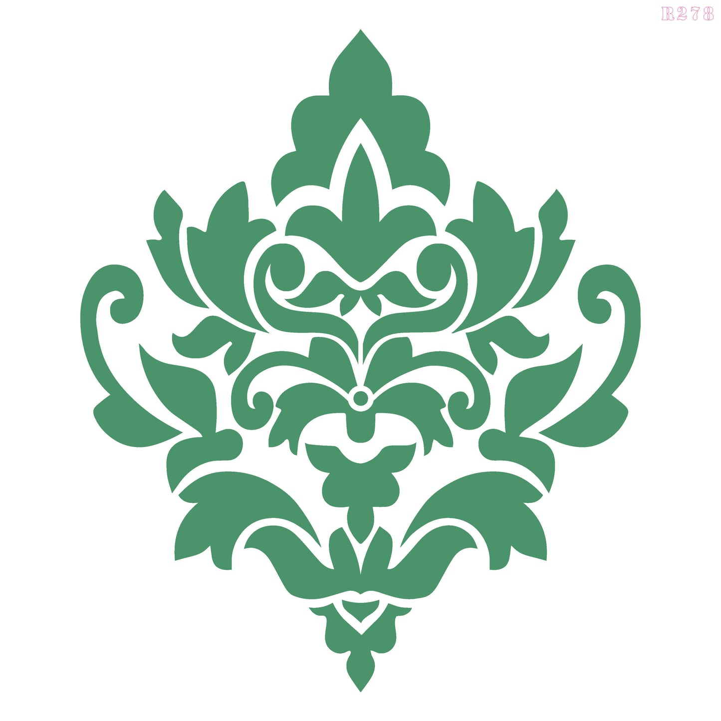 MaxxxMart - Damask Pattern Wall Stencil