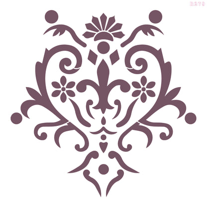MaxxxMart - Damask Pattern Wall Stencil
