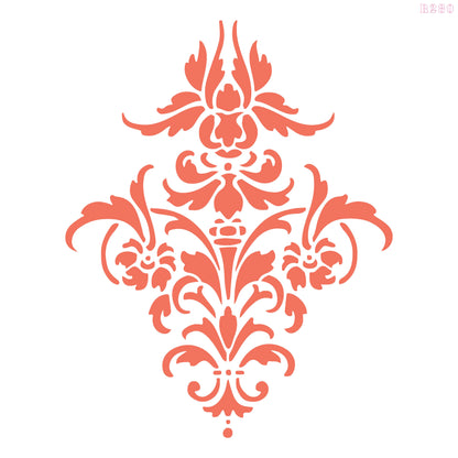 MaxxxMart - Damask Pattern Wall Stencil