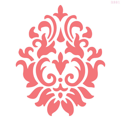 MaxxxMart - Damask Pattern Wall Stencil