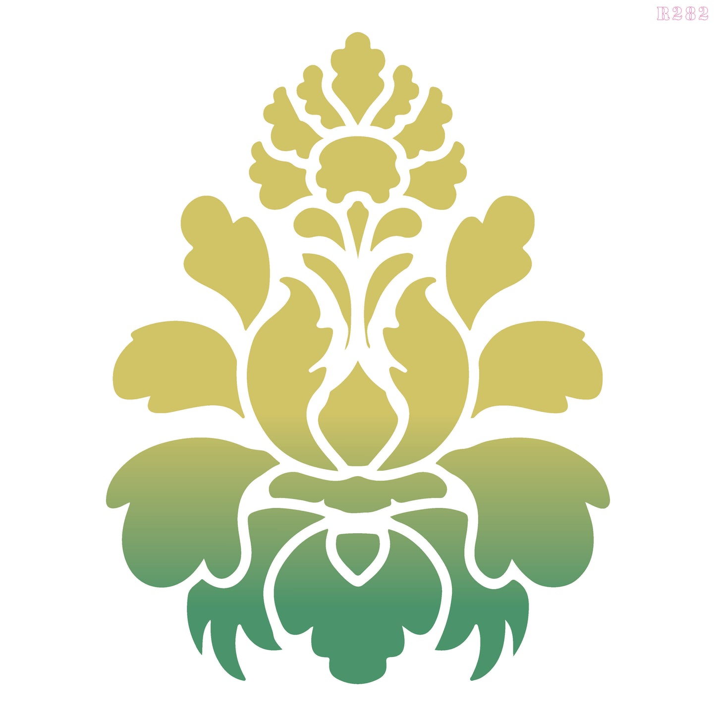 MaxxxMart - Damask Pattern Wall Stencil