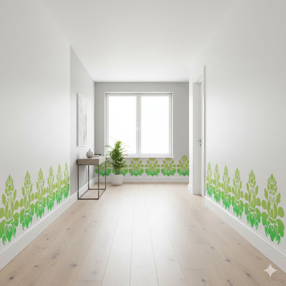 MaxxxMart - Damask Pattern Wall Stencil