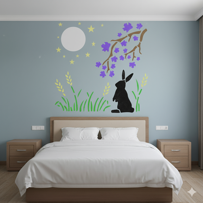 MaxxxMart - Trees And Branches Wall stencil (Inches)