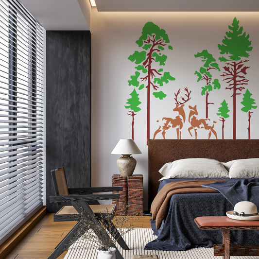 MaxxxMart - Christmas Theme Wall Stencil Collection (Inches)