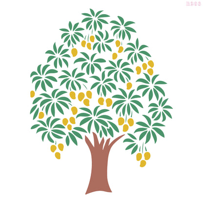 MaxxxMart - Trees And Branches Wall Stencil-1 (Inches)