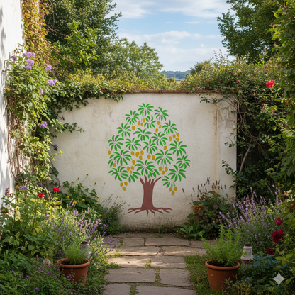 MaxxxMart - Trees And Branches Wall Stencil-1 (Inches)