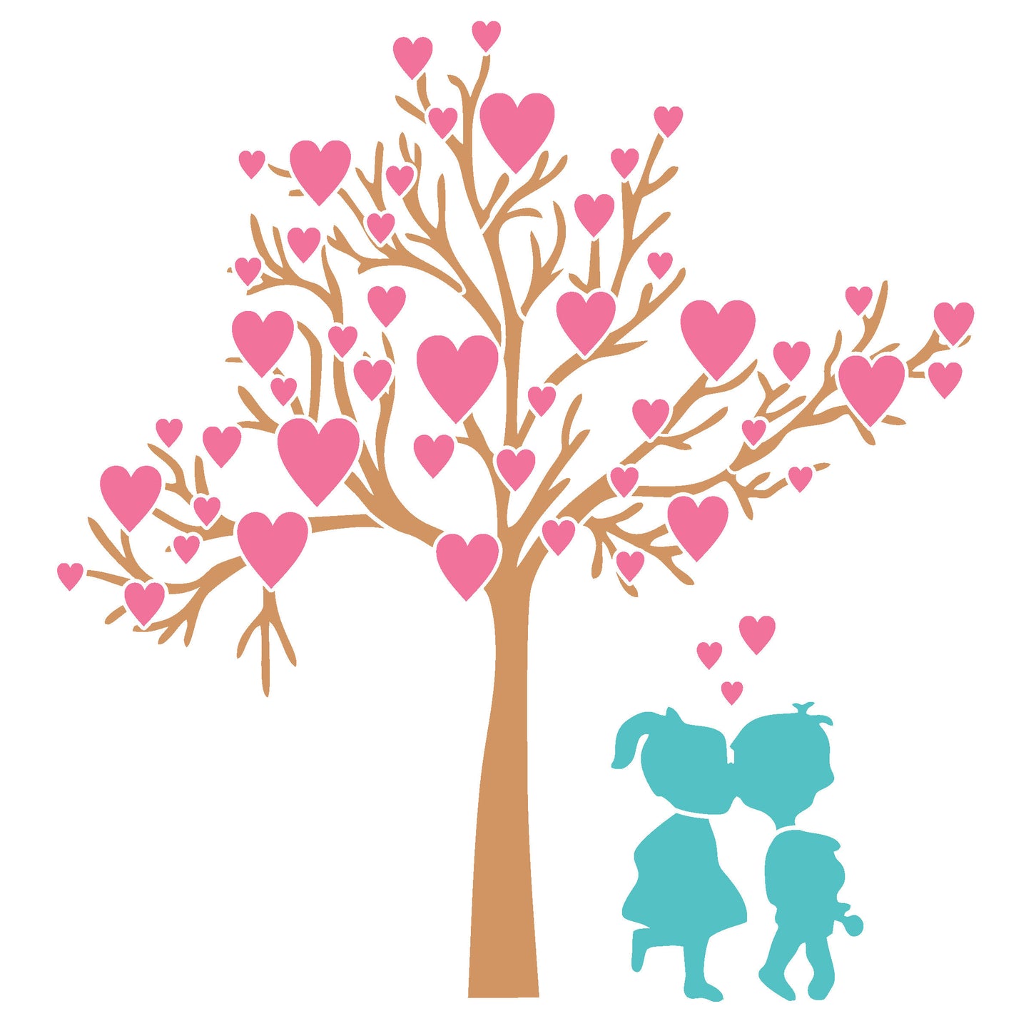 MaxxxMart - Trees And Branches wall stencil -3 (Inches)