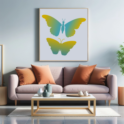 MaxxxMart - Butterfly Wall Stencil(Inches)