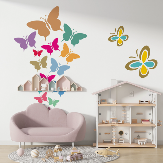 MaxxxMart - Butterfly Wall Stencil(Inches)