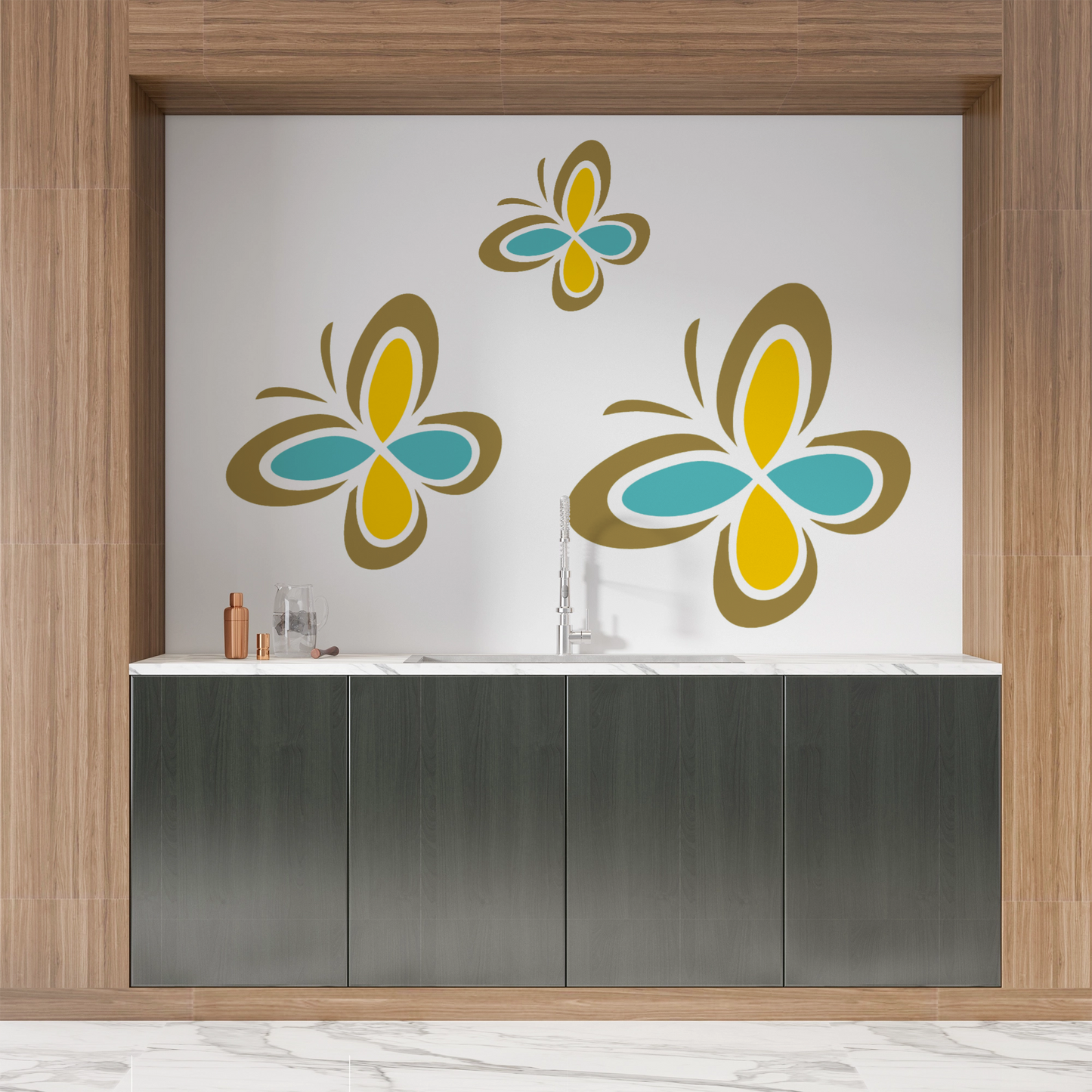 MaxxxMart - Butterfly Wall Stencil(Inches)