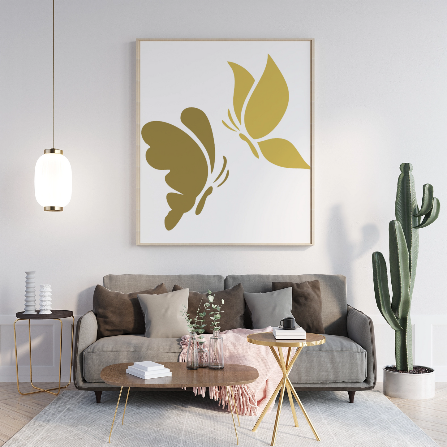 MaxxxMart - Butterfly Wall Stencil(Inches)