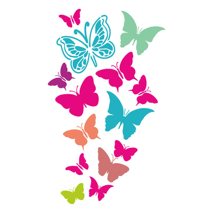 MaxxxMart - Butterfly Wall stencil-2(Inches)