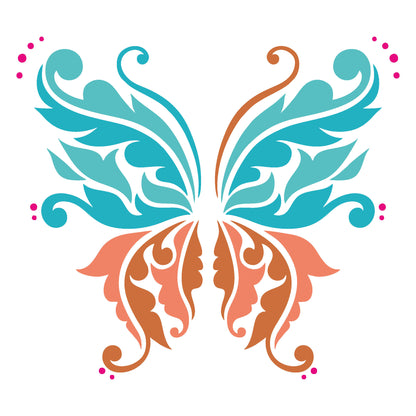 MaxxxMart - Butterfly Wall stencil-2(Inches)