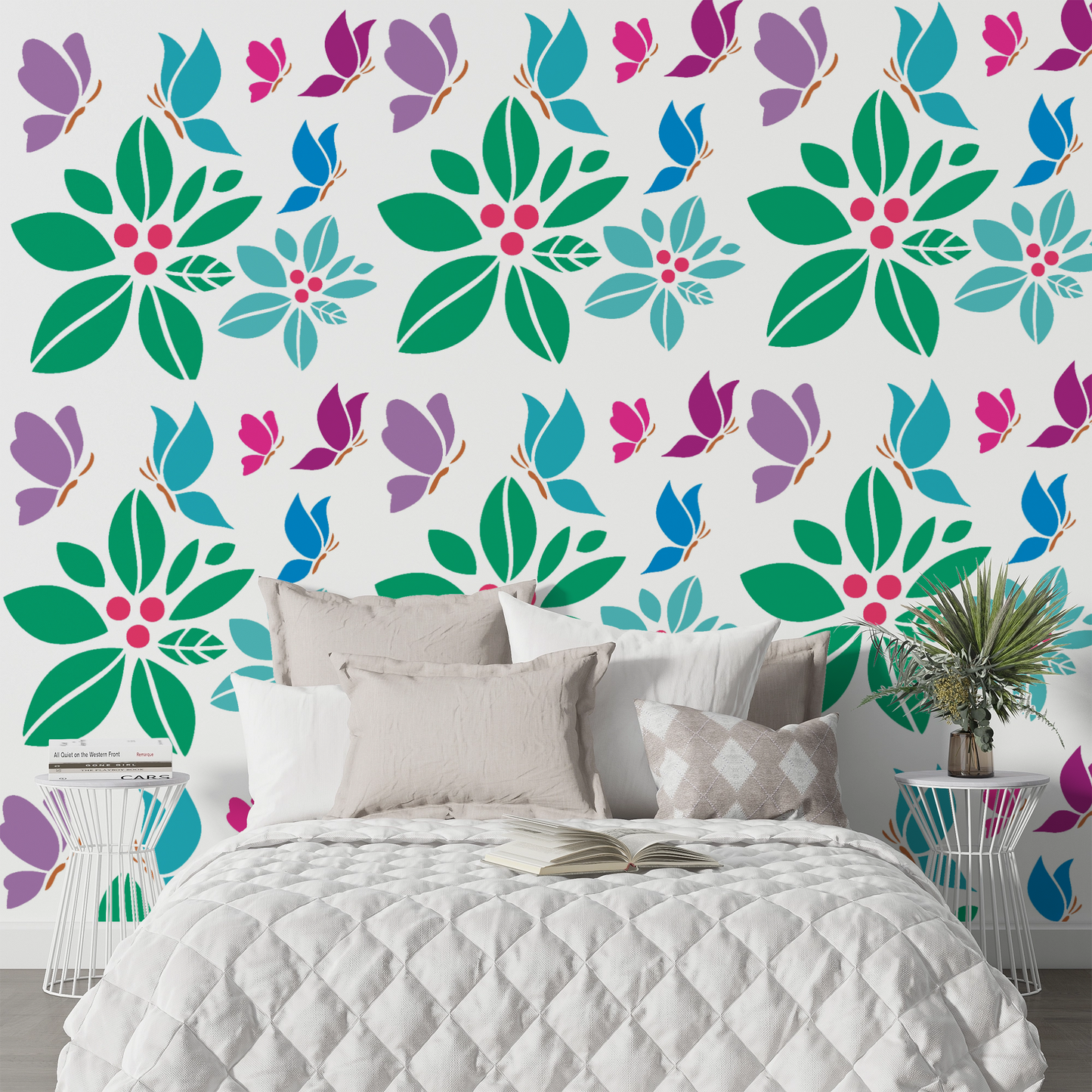 MaxxxMart - Butterfly Wall Stencil -3 (Inches)