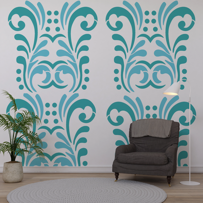 MaxxxMart - Multi Theme Wall Stencil-1(Inches)