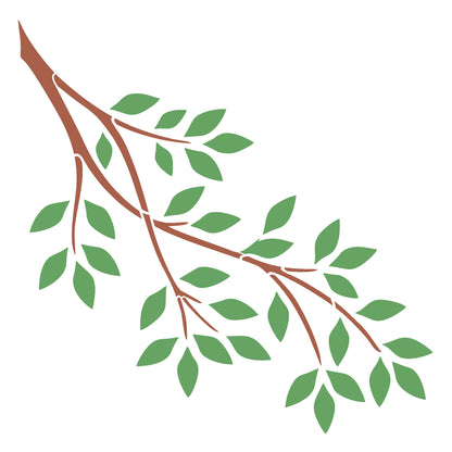 MaxxxMart - Trees And Branches Wall stencil-5(Inches)