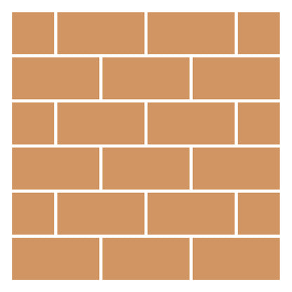 MaxxxMart - Bricks and Stones Pattern Wall Stencil(Inches)