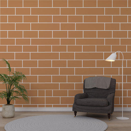 MaxxxMart - Bricks and Stones Pattern Wall Stencil(Inches)