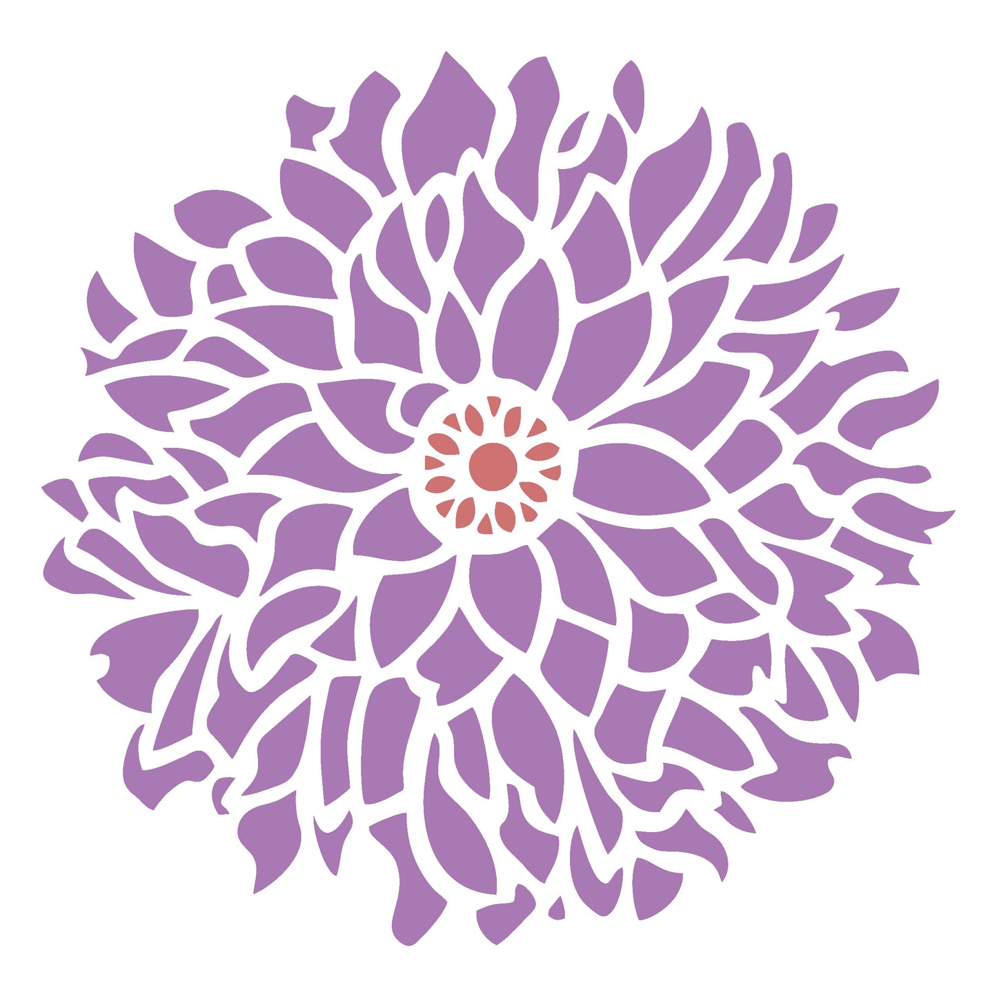 MaxxxMart - Flower pattern Mandala (Inches)