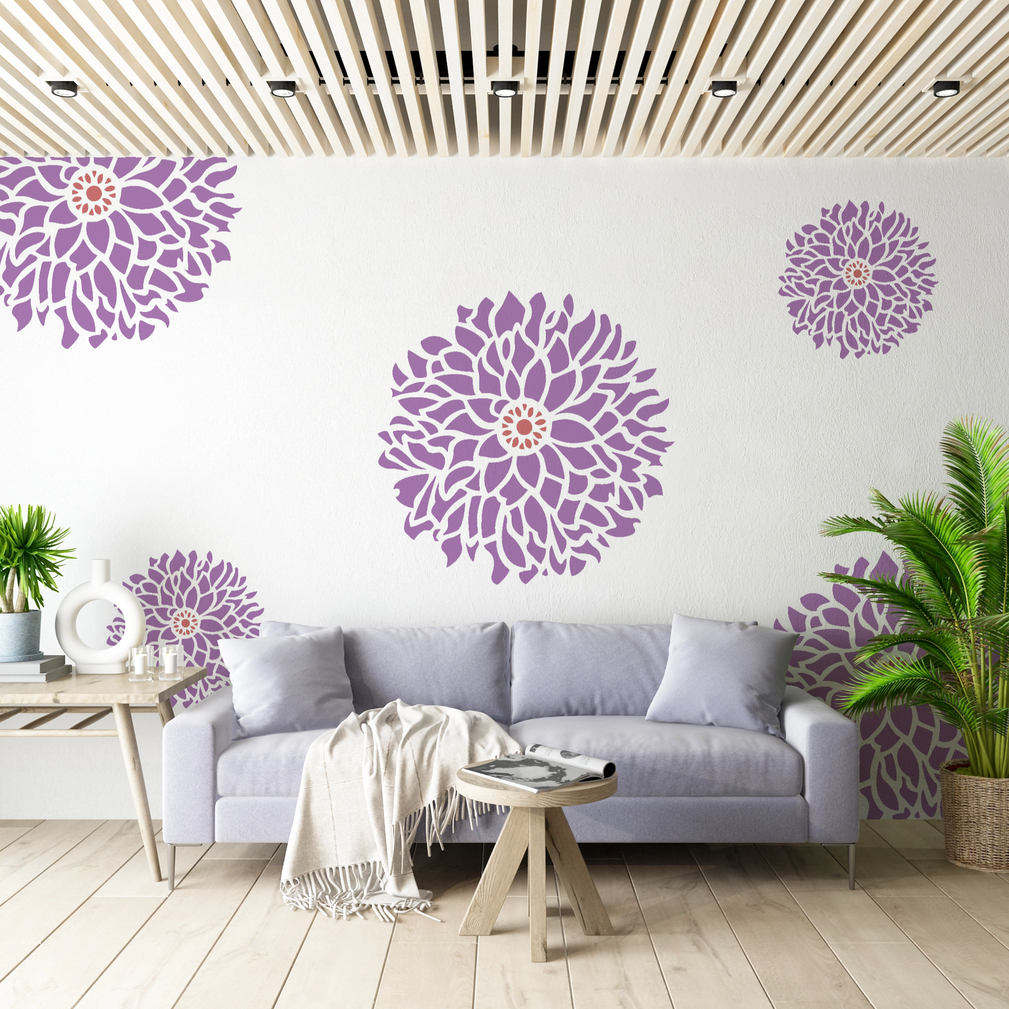 MaxxxMart - Flower pattern Mandala (Inches)