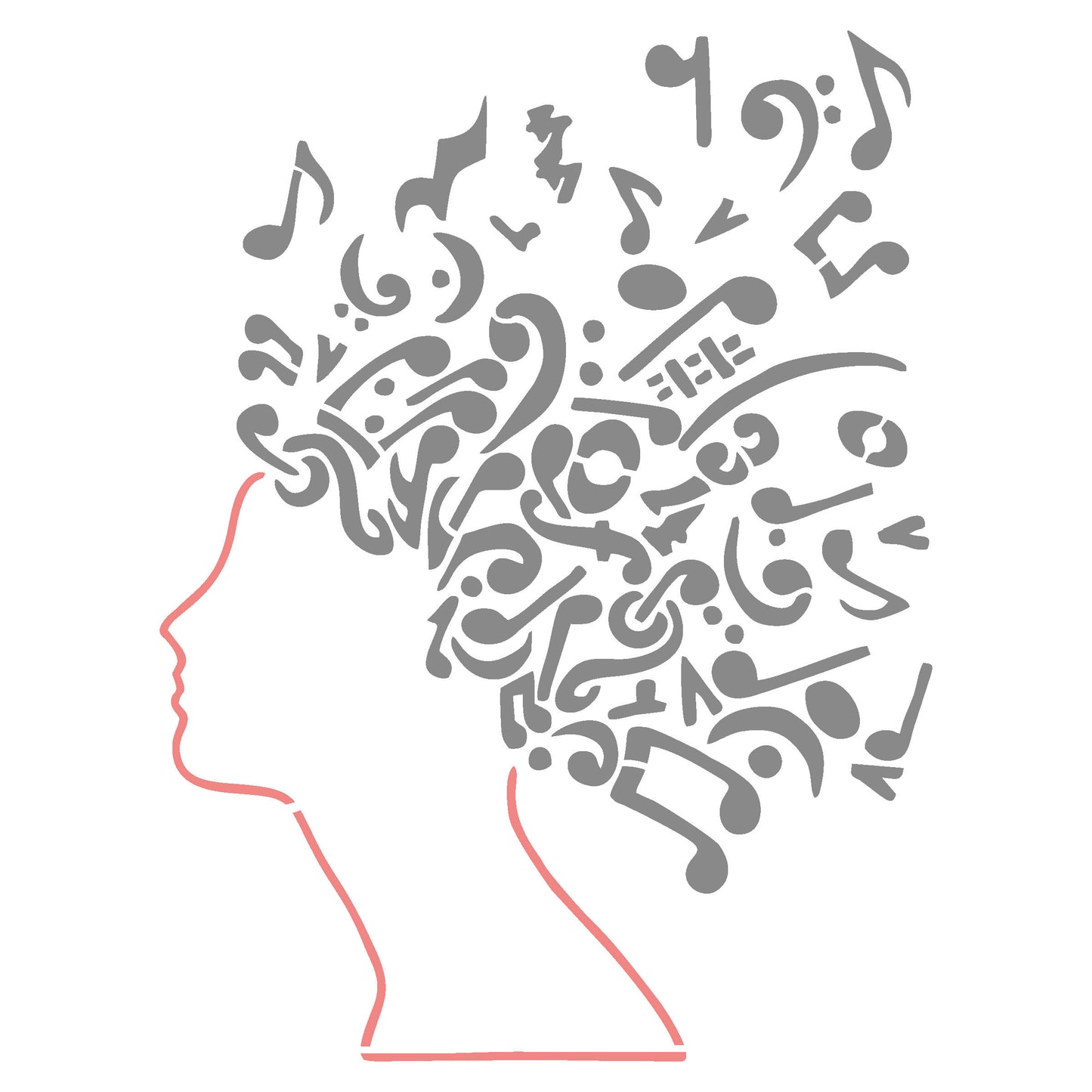 MaxxxMart - Multi Theme Wall Stencil-2(Inches)