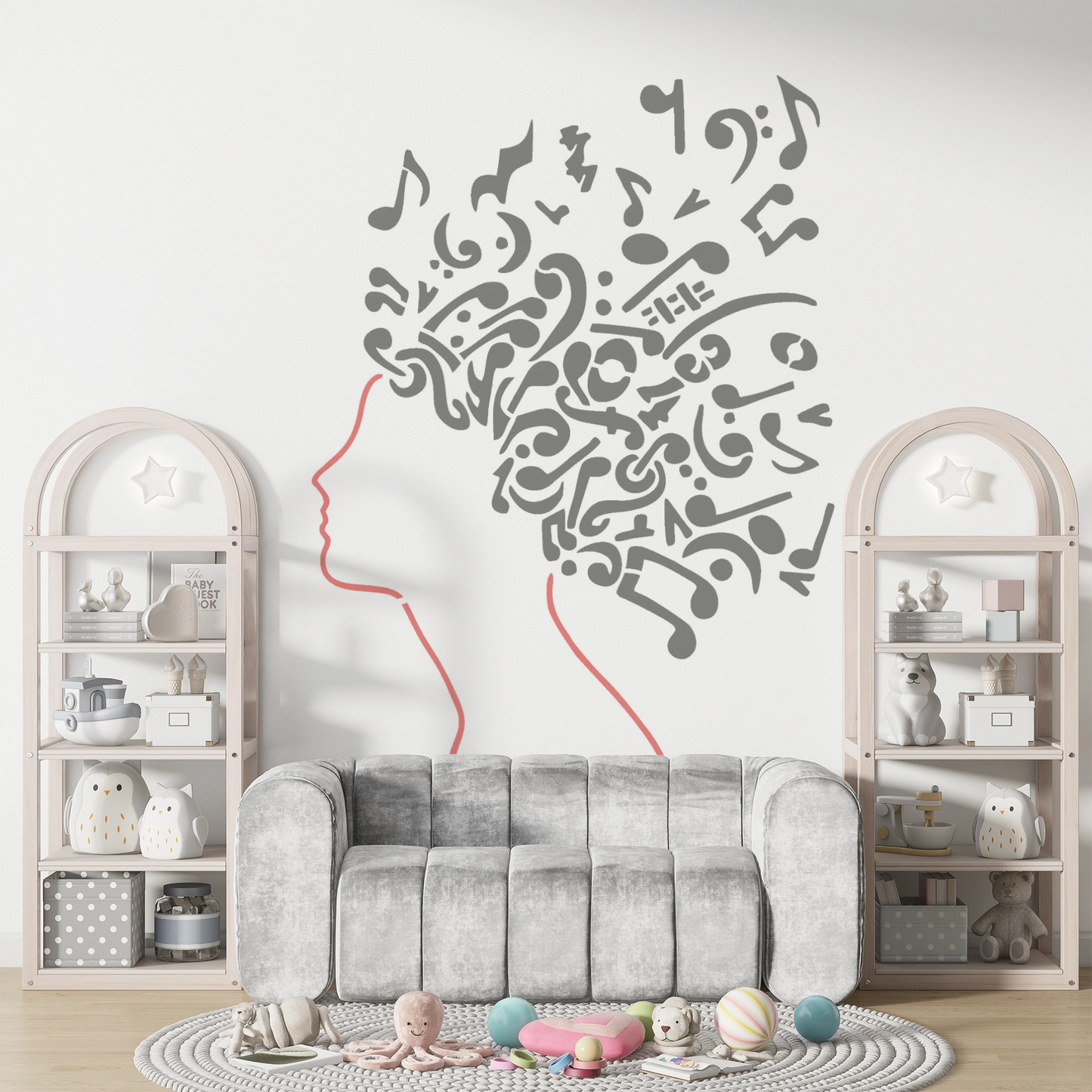 MaxxxMart - Multi Theme Wall Stencil-2(Inches)