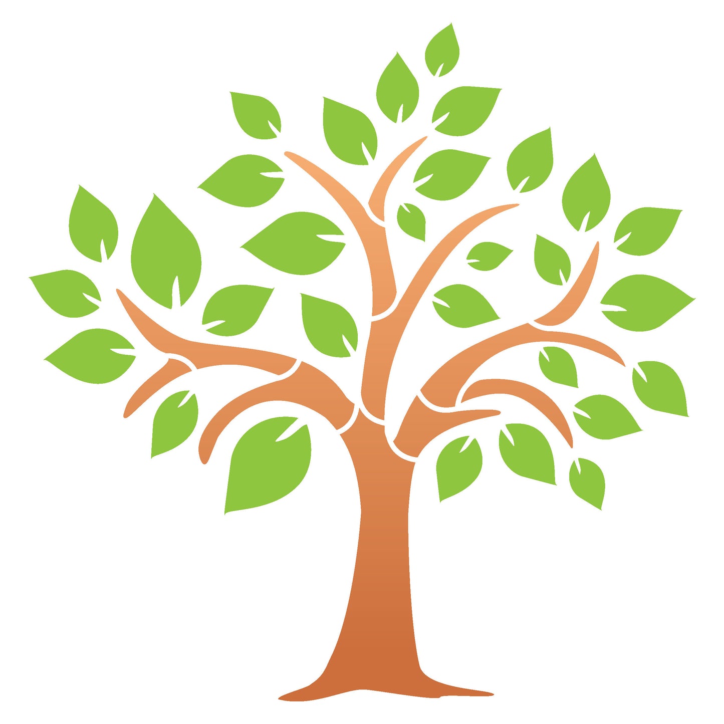 MaxxxMart - Trees And Branches Wall stencil-5(Inches)