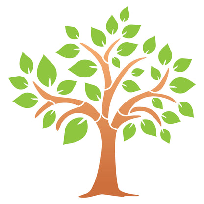 MaxxxMart - Trees And Branches Wall stencil-5(Inches)