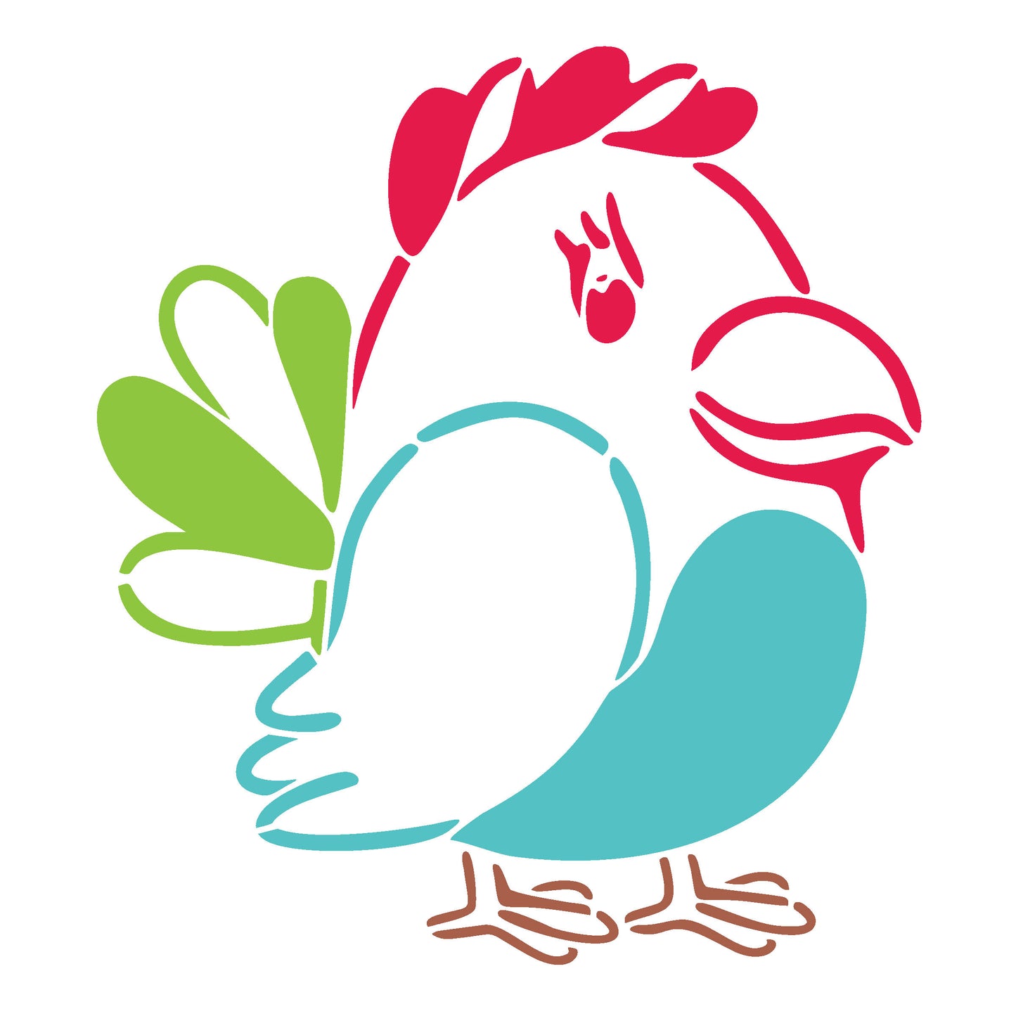 MaxxxMart - Multi Theme Wall Stencil-3(Inches)