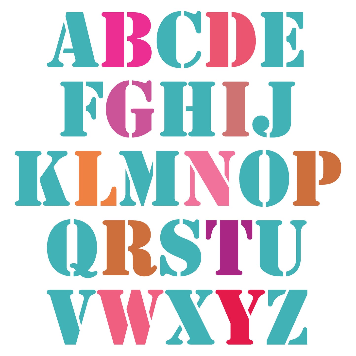 MaxxxMart - Multi Theme Wall Stencil-3(Inches)