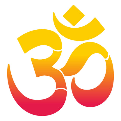 MaxxxMart - Om Mandala theme Wall Stencil(Inches)