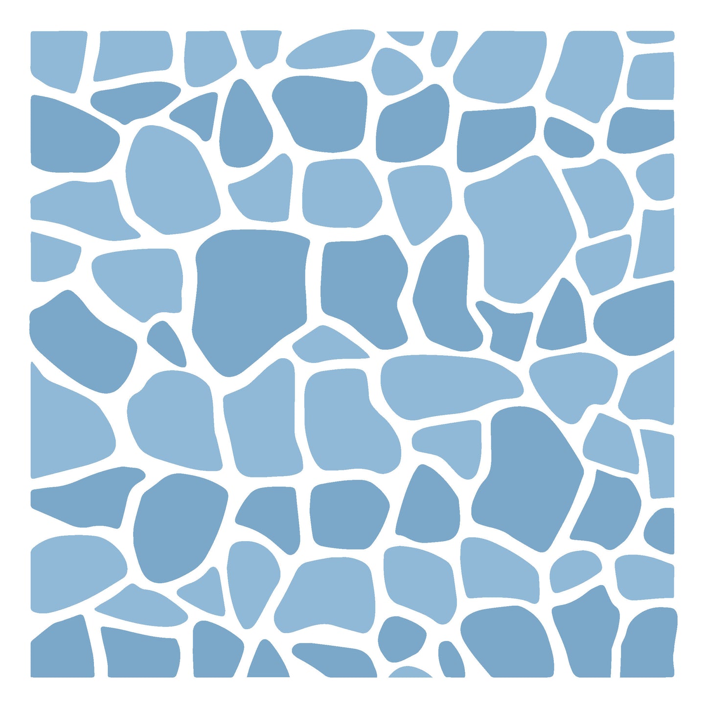 MaxxxMart - Bricks and Stones Pattern Wall Stencil(Inches)