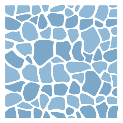 MaxxxMart - Bricks and Stones Pattern Wall Stencil(Inches)