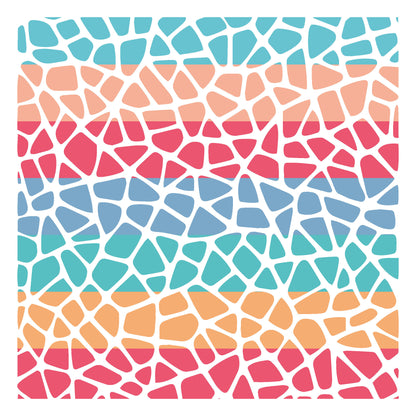 MaxxxMart - Bricks and Stones Pattern Wall Stencil(Inches)