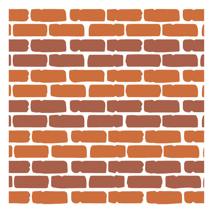 MaxxxMart - Bricks and Stones Pattern Wall Stencil(Inches)