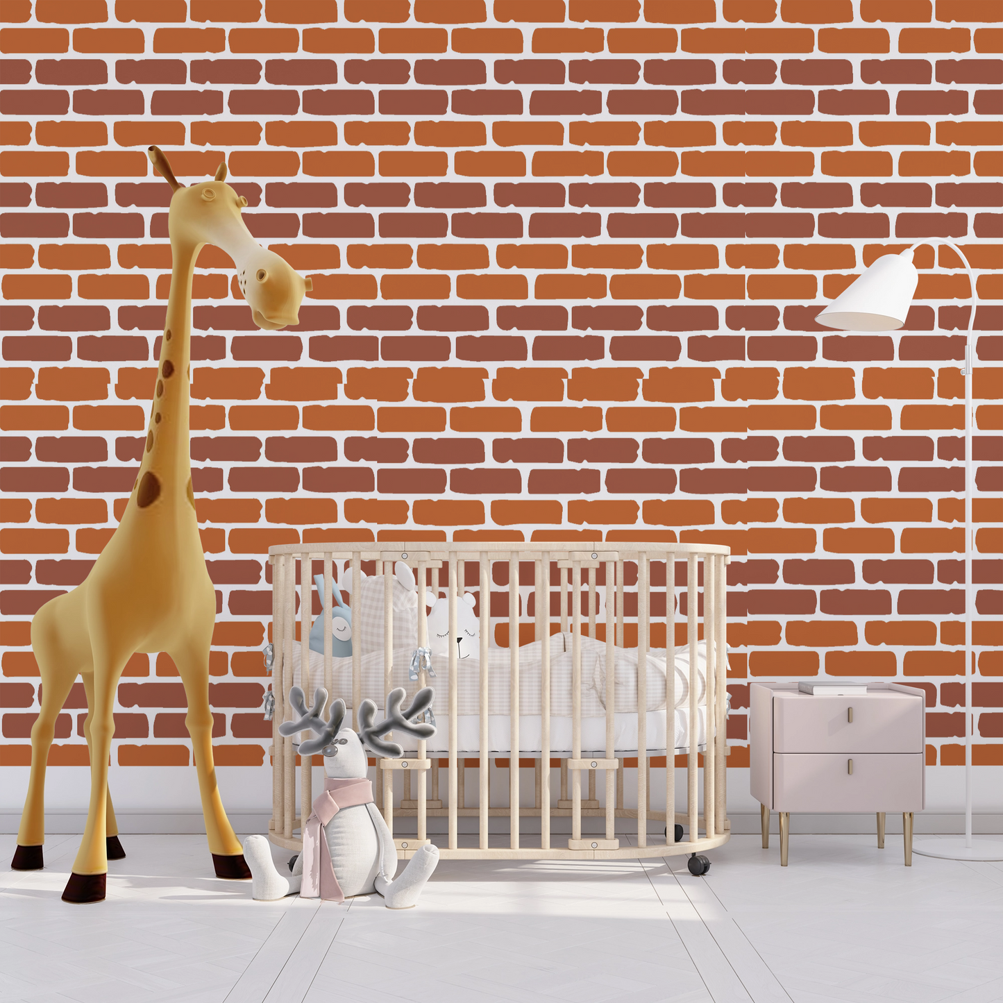 MaxxxMart - Bricks and Stones Pattern Wall Stencil(Inches)