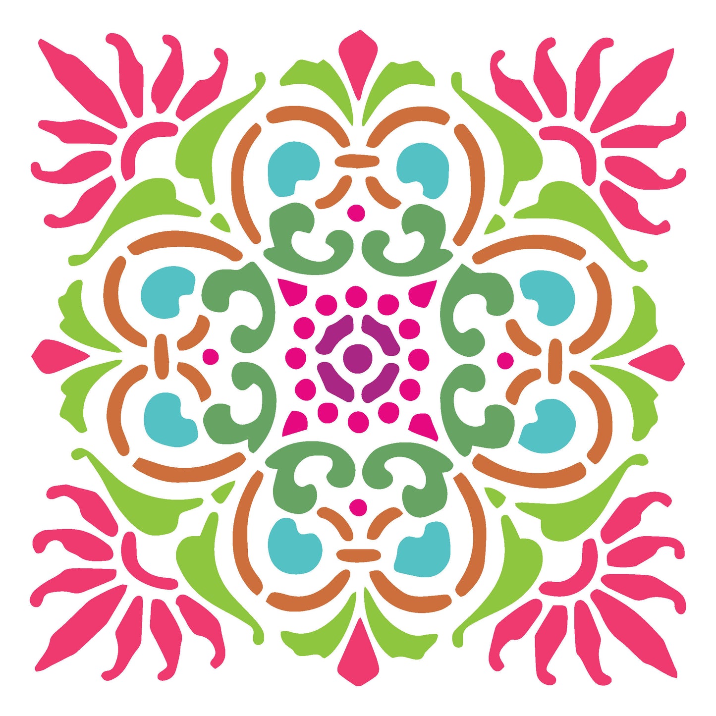 MaxxxMart - Multi Theme Wall Stencil-3(Inches)